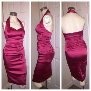 💕Suzie Chin for Maggie Pink Cocktail Dress Sz 4💕